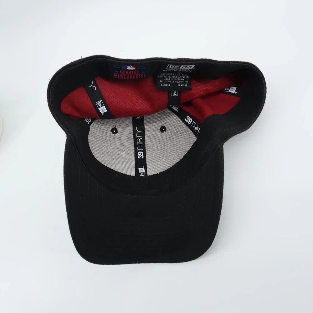 Arizona Diamondbacks MLB New Era 39THIRTY Flex Fit Hat Black‎ Red 